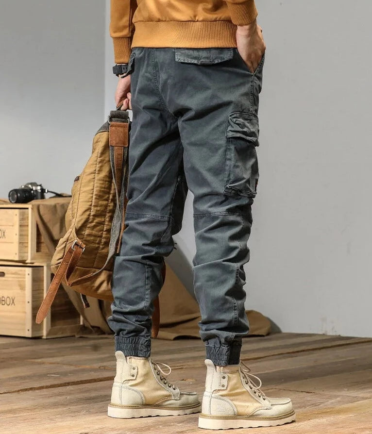 Cargo Pants Men Casual Male Trousers Sweatpants Streetwear Tactical Track Black Pants Men