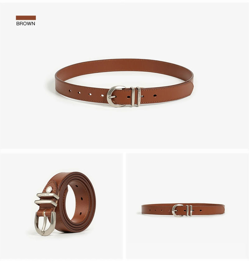 Retro Belt Women Genuine Leather Ladies Waistband