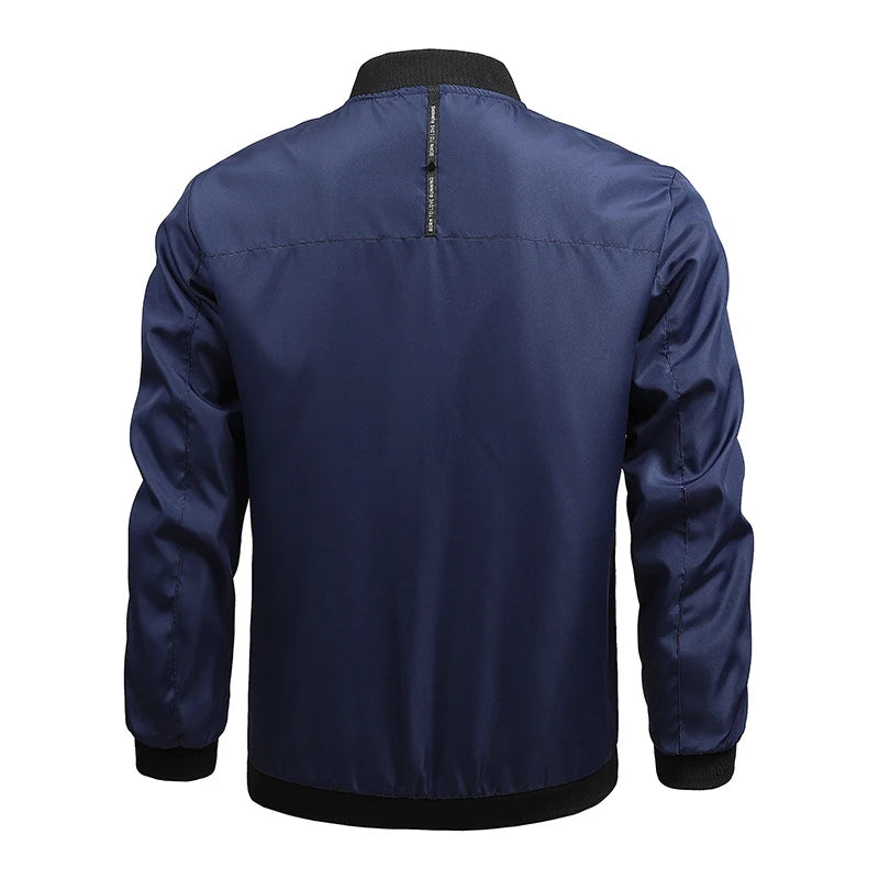 Men's Bomber Jackets Casual Outdoor Windbreaker Work Coats For Mens