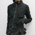 Retro Jacket Woman Casual Short Jacket Outwear