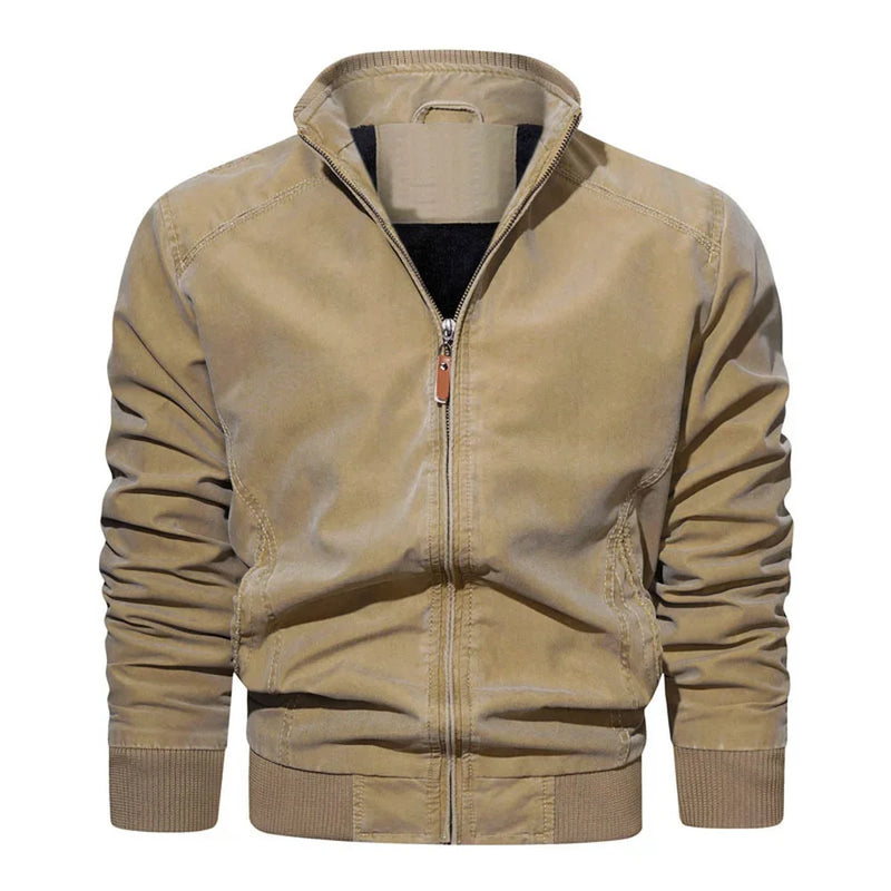 Spring Autumn Men's Bomber Jackets Casual Male Outwear Windbreaker Stand Collar Jacket Men Baseball Slim