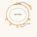 Dripping Zircon Flower Chain Bracelet Stainless Steel Women's Bracelet Waterproof Jewelry Gift