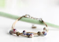 Delicate Hand-Woven Ceramic Beads Bracelet Originality Bracelet