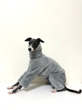 Italian Greyhound Double Side Warm Fleece Dog Coat Whippet Jammies Pajamas Jumpsuit in Winter