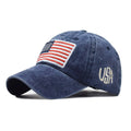 Washed Baseball Caps For Women Men Retro Letter Embroidery Snapback Hats