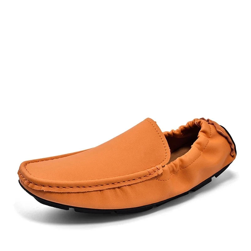 Men Leather Loafers Slip on Casual Shoes Moccasins Men's Flats Supper Soft Men Shoes