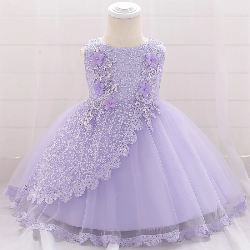 Toddler Birthday Dress For Baby Girl Clothes Lace Princess Dress Flower Girls