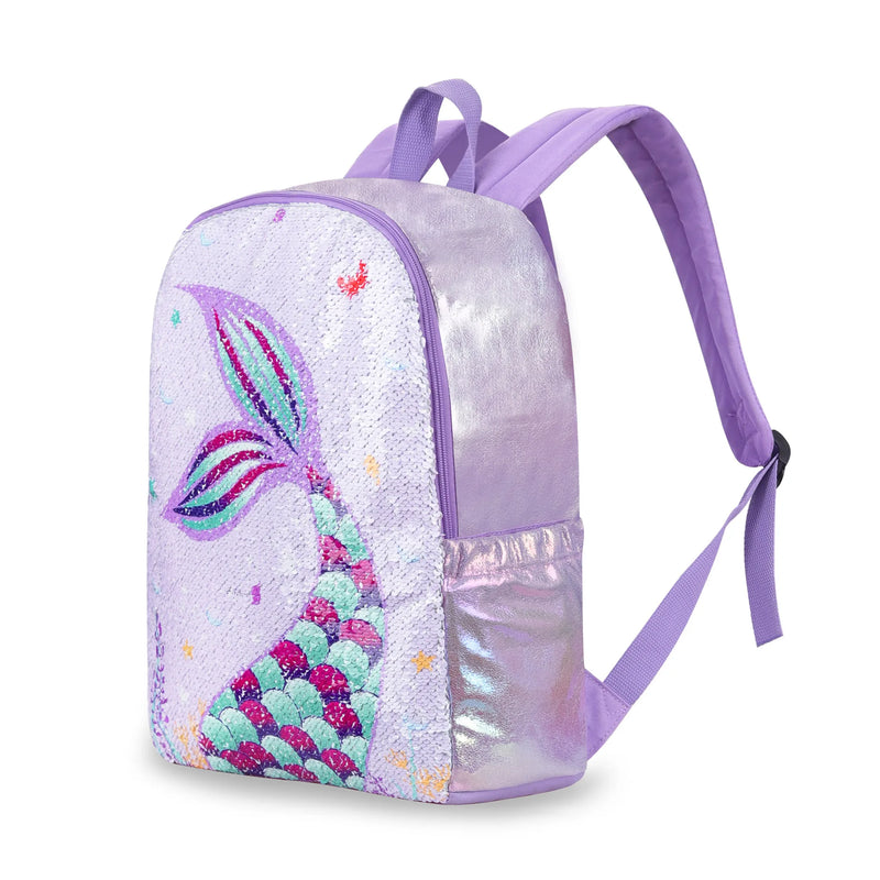 Sequins Girls Schoolbags For Primary School Students Backpacks Kids Mermaid Knapsack Children Fishtail Packsack