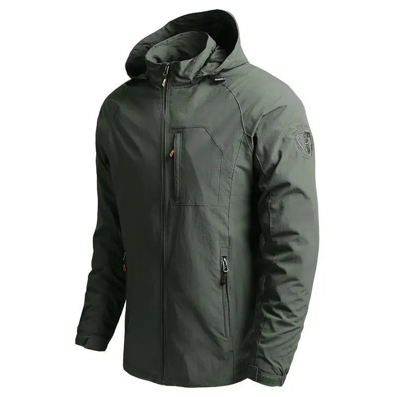 Autumn Casual Jacket Men Tactics Military Jackets Men Outdoor Hiking Jackets Waterproof Hooded