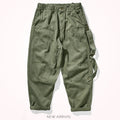 Heavy-duty thickened mountain slacks in autumn men's loose retro trend pants