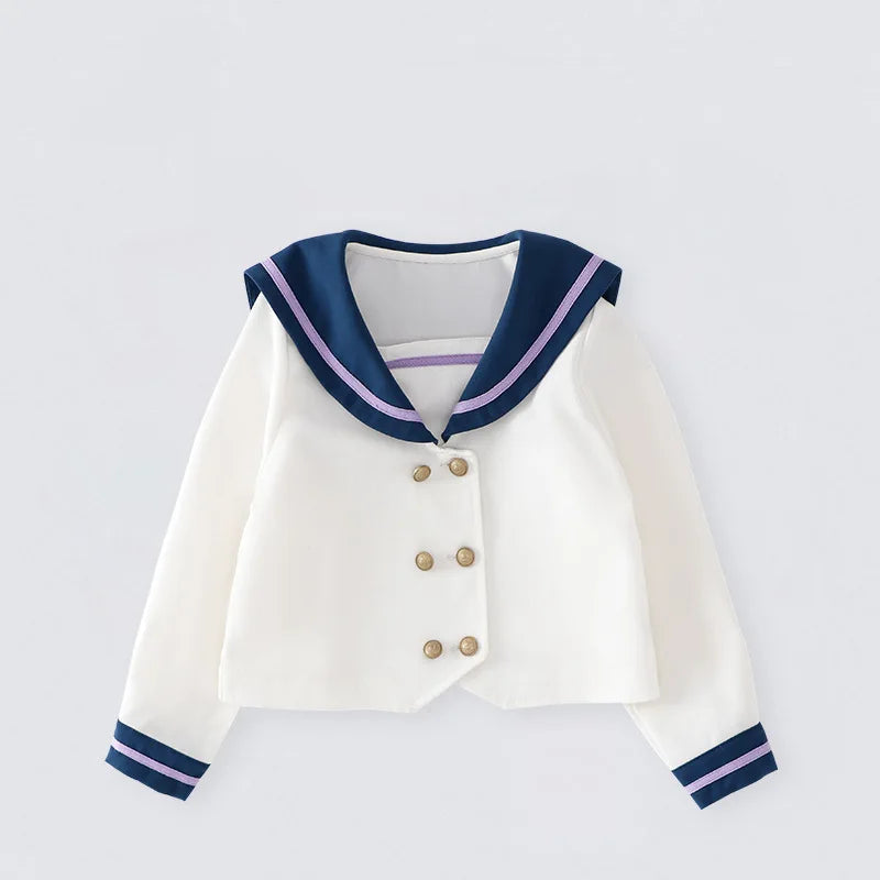 Girls Summer Casual Shirts Skirts  Suits Teenage Leisure Outfit Streetwear Sets Children Clothes