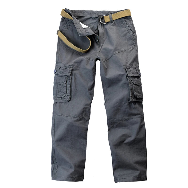 Pants for men with multiple pockets outdoor