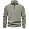 Winter Thicken Warm Fleece Hoodless Sweatshirt for Men Pullover Men's Sweatshirts