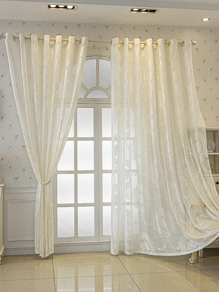 French Romantic Curtain Minimalist Curtain Luxury Decoration Curtains Bedroom Curtain