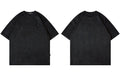 T Shirt Streetwear Embroidery Letter Oversized Tshirt Men Women Summer Casual Loose Tops