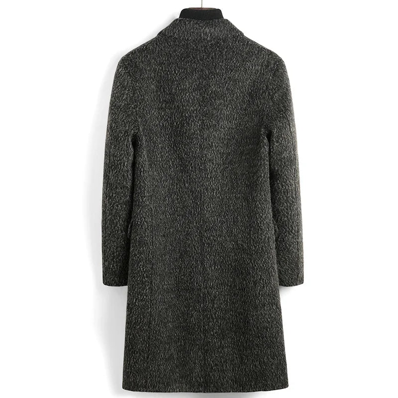 Wool Coat Men Clothing Double-sided Wool Men Coats Autumn Winter Jacket Male Long Trench Coat Chic