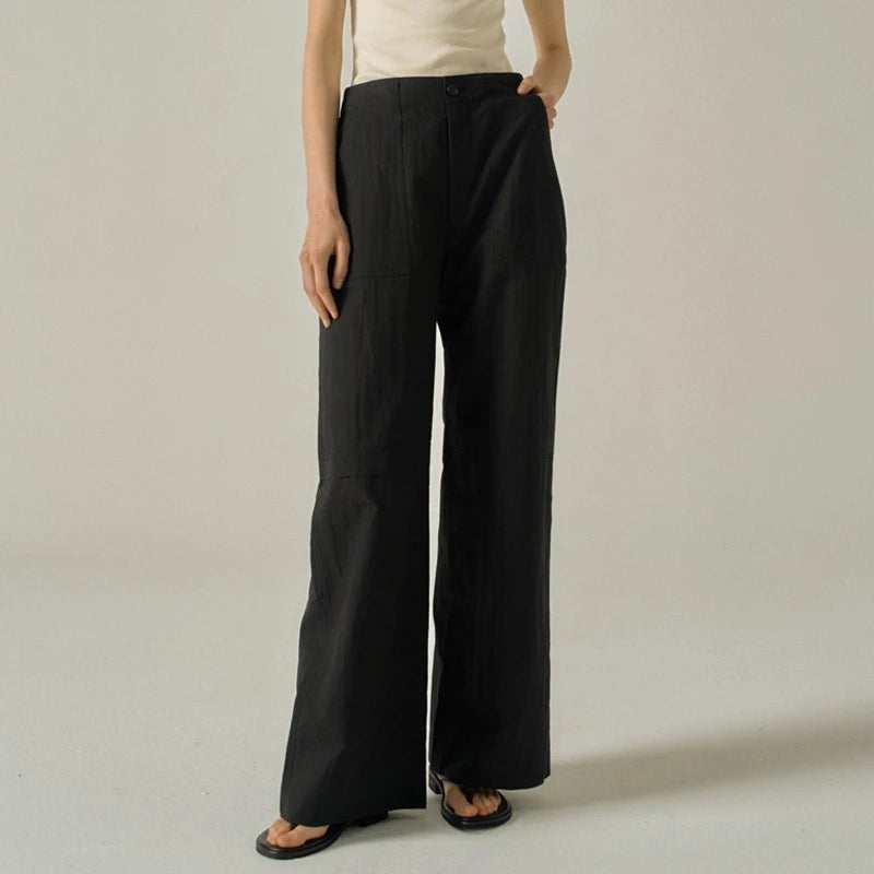 Casual Trousers Women Summer Straight Trousers Cargo Pants Women