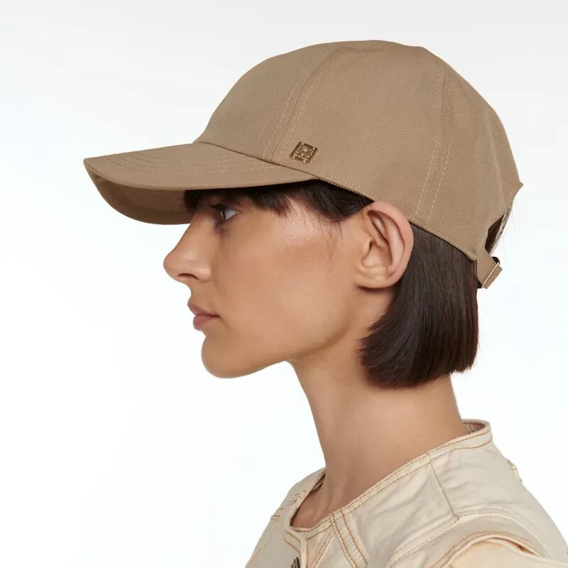 Caps for Women Round Top Duck Tongue Adjustable Curved Brim Hats