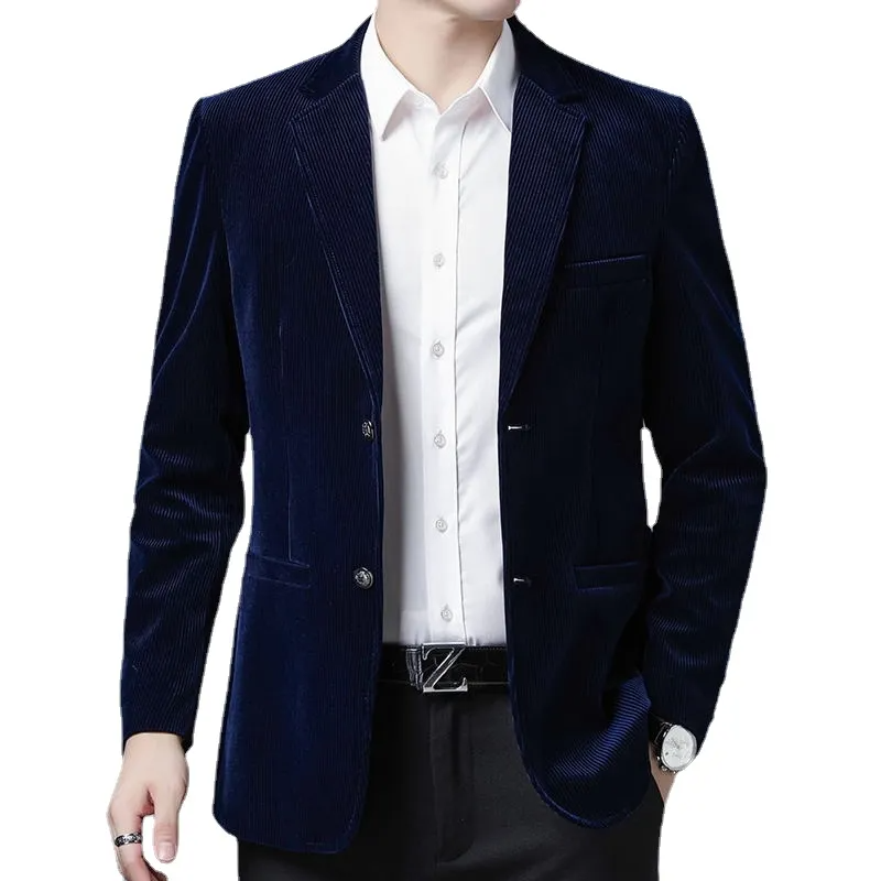 Male Casual Suit Jackets Blazer for Men Wedding Slim Fit Outwear Wick Blazers Elegant Coats