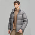 Mens Thickened Warm Down Jacket Cold-proof Windproof Stand Collar Duck Coat Comfort Simple Winter Jackets