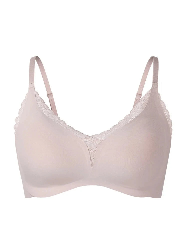 Soft Support Bra Thin Without Steel Ring Lace Sexy Underwear Slightly Aggregated