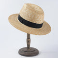 Mens Hat Panama Hat Ribbon Black Spring Summer Casual Outdoor Jazz Female Male Beach Sun Hat