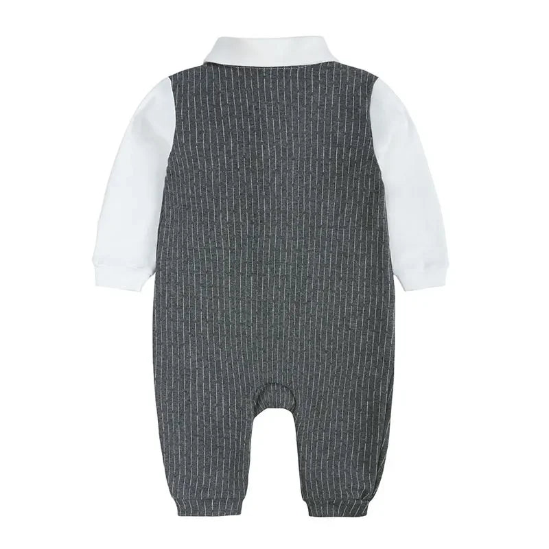 Gentleman Baby Boy Rompers Baby Clothes Boys Clothes Spring Autumn Infant Clothing 3-24 Months