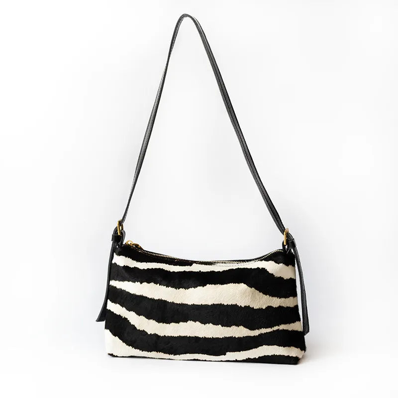 Shoulder bag underarm bag stripes autumn and winter trend