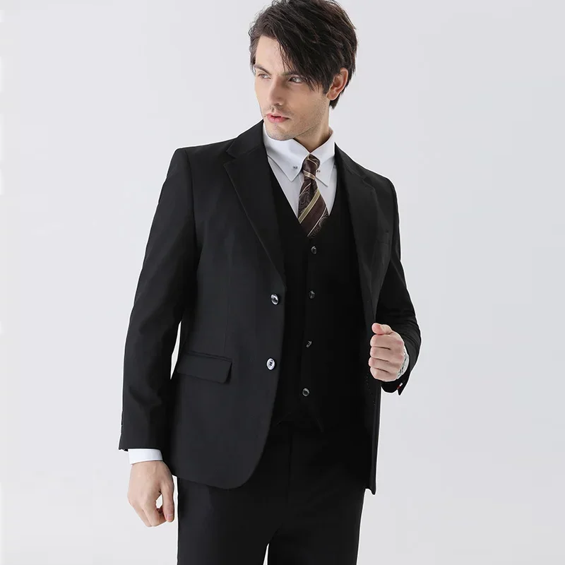 Men's Business Gentleman Casual Slim Professional Suit Elegant Suit