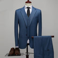 Groom Wedding Dress Slim Men Grid Suit 3-piece Clothes Banquet Ball Tuxedo