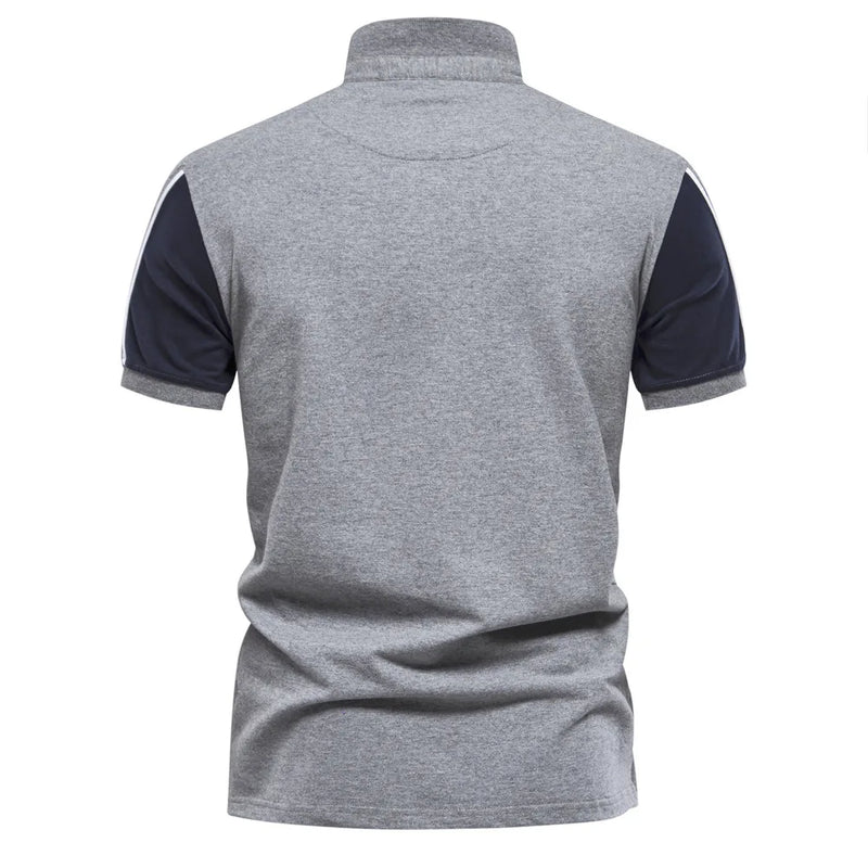 Summer Men T-shirt Male Casual Cotton Breathable Polo Shirt Luxury Shirts Men Clothing