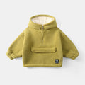 Children's Autumn and Winter Season Thickened Children's Warm Pullover Top Kids Boys Girls Plush Hoodies