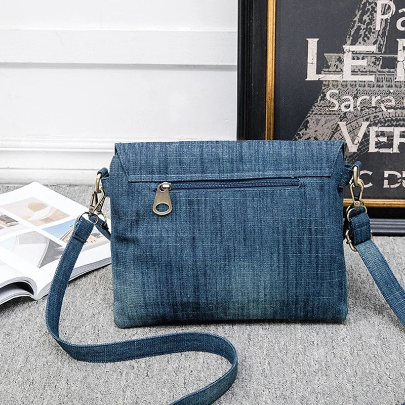 Design Women Shoulder Bag Small Size Crossbody Bag Blue Designer Female Handbag Purse Casual Straps