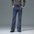 Autumn And Winter Men's Flared Jeans High-End Loose And Comfortable Casual Pants