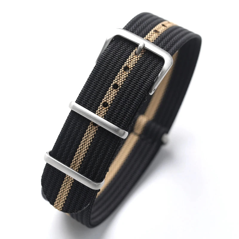 Encrypted Nylon Watch Watchband Men Breathable Canvas Bracelet 20 22mm Ultra-Thin Bracelet