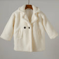 Baby Girl Winter Jacket Fur Thick Child Warm Sheep Like Coat Long Loose Baby Outwear Clothes