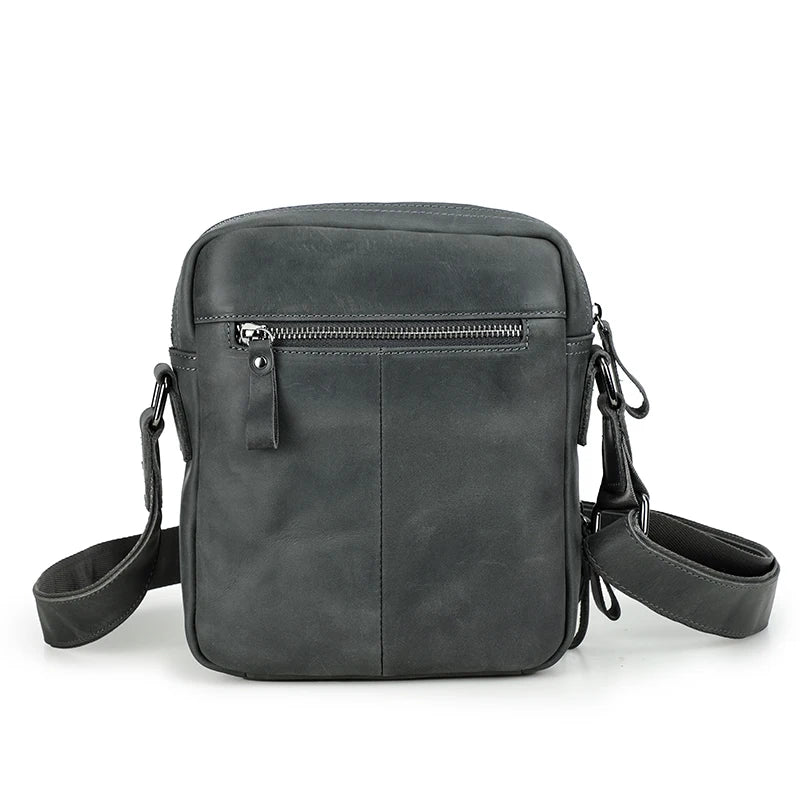 Vintage Men's Messenger Bag Genuine Leather Shoulder Bags Design Male Bag