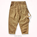 Heavy-duty thickened mountain slacks in autumn men's loose retro trend pants