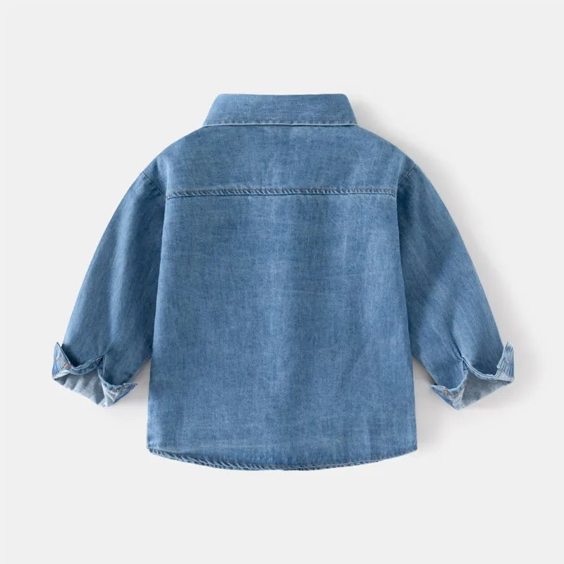 Jean Shirt Jacket Infant Toddler Kid Denim Spring Autumn Summer Outfit