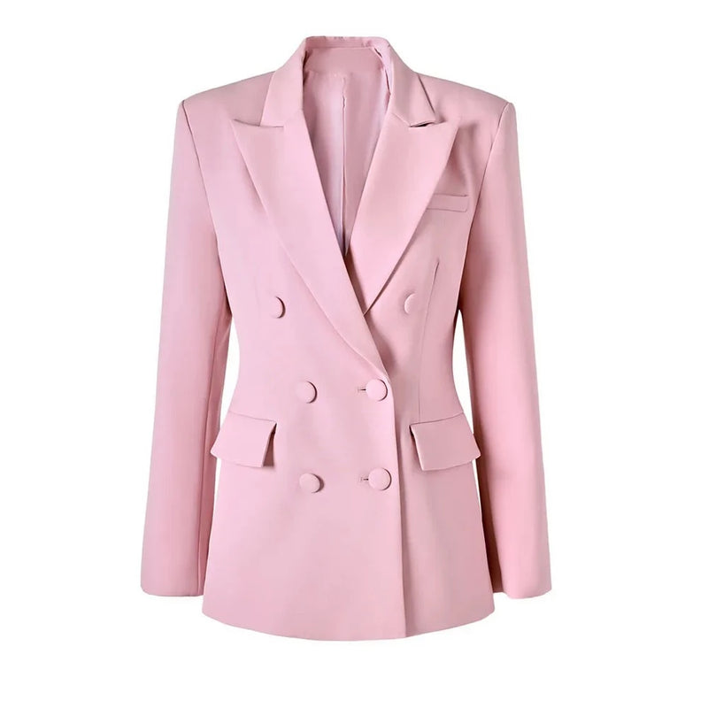 Exquisite Design Women Regular Style Brief Classic Office Lady Blazer Jacket