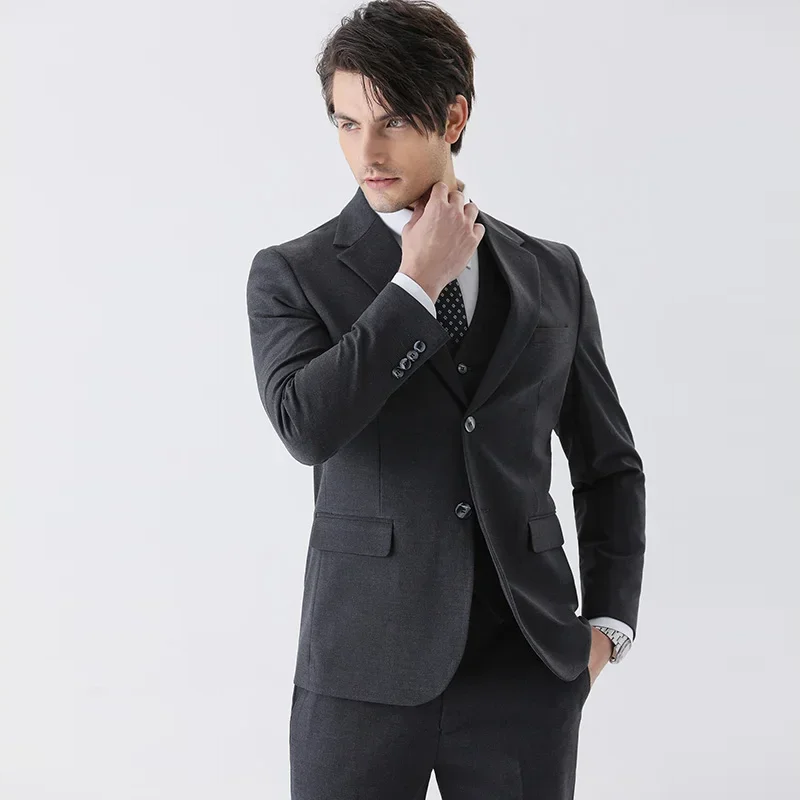 Men's Business Gentleman Casual Slim Professional Suit Elegant Suit