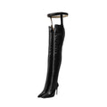 Women Over Knee High Stripper Boots High Heels Dance Girl Slouch Shoes