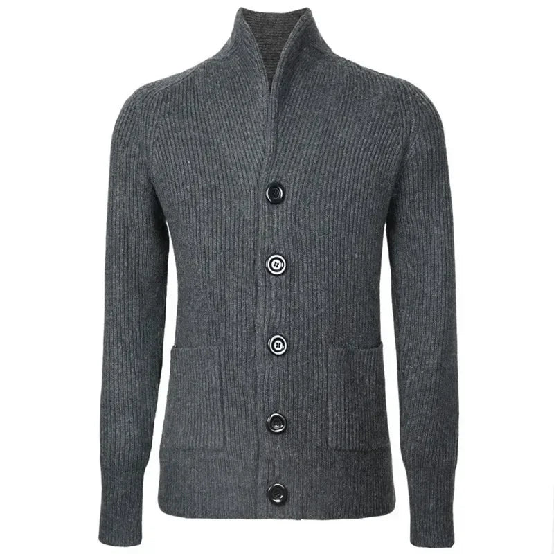 Men Sweater Jackets Thick Coat Knit Knitted Sweater Overcoat for Male Raglan sleeve Jacket