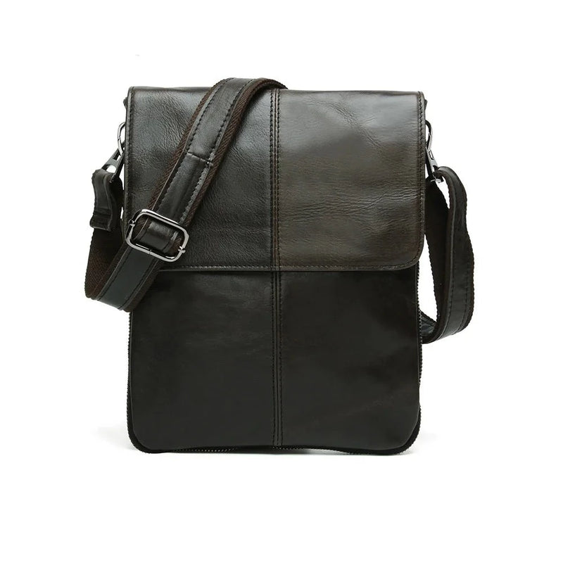 Genuine Leather Men Bags Male Flap Bag Casual Shoulder Crossbody bag Handbags