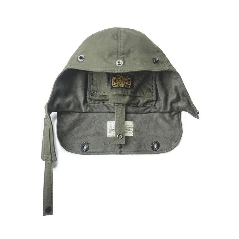 Retro Deck Men's Bags Military Canvas Messenger Crossbody Chest Waist Bag Hats Shoulder Belt Bag