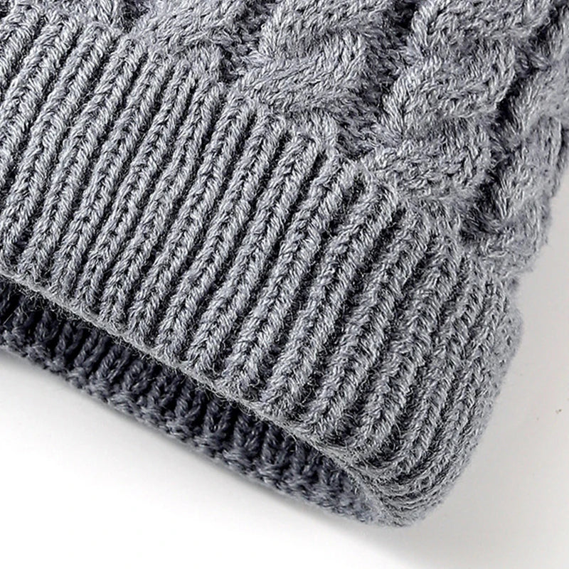 Baby Hat Gloves Winter Warm Knitted Baby Boys Girls Hat Bonnet Soft Toddler Kids Cap Beanies Christmas Gift