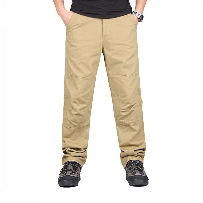 Men's Camouflage Army Multi Cargo Men Pants Casual Military Overalls Outdoors Long Trousers