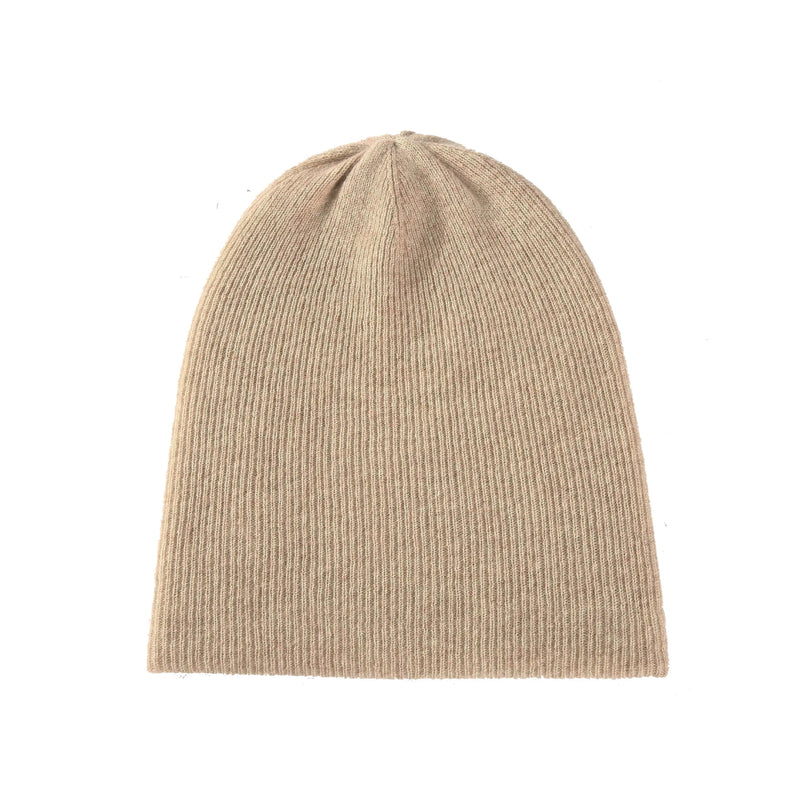 Cashmere knitted hat  Autumn Winter casual  seamless double-layer thickened  pure cashmere hat