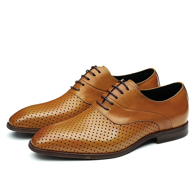 Men's Genuine Leather Spring Luxury Elegant Shoes Bride For Men