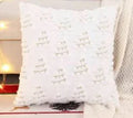 Red Christmas Decorative Pillow Covers Soft Plush Throw Pillows Pillowcases for Couch Sofa Holiday